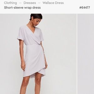 Aritiza-Wallace (short sleeved wrap dress)